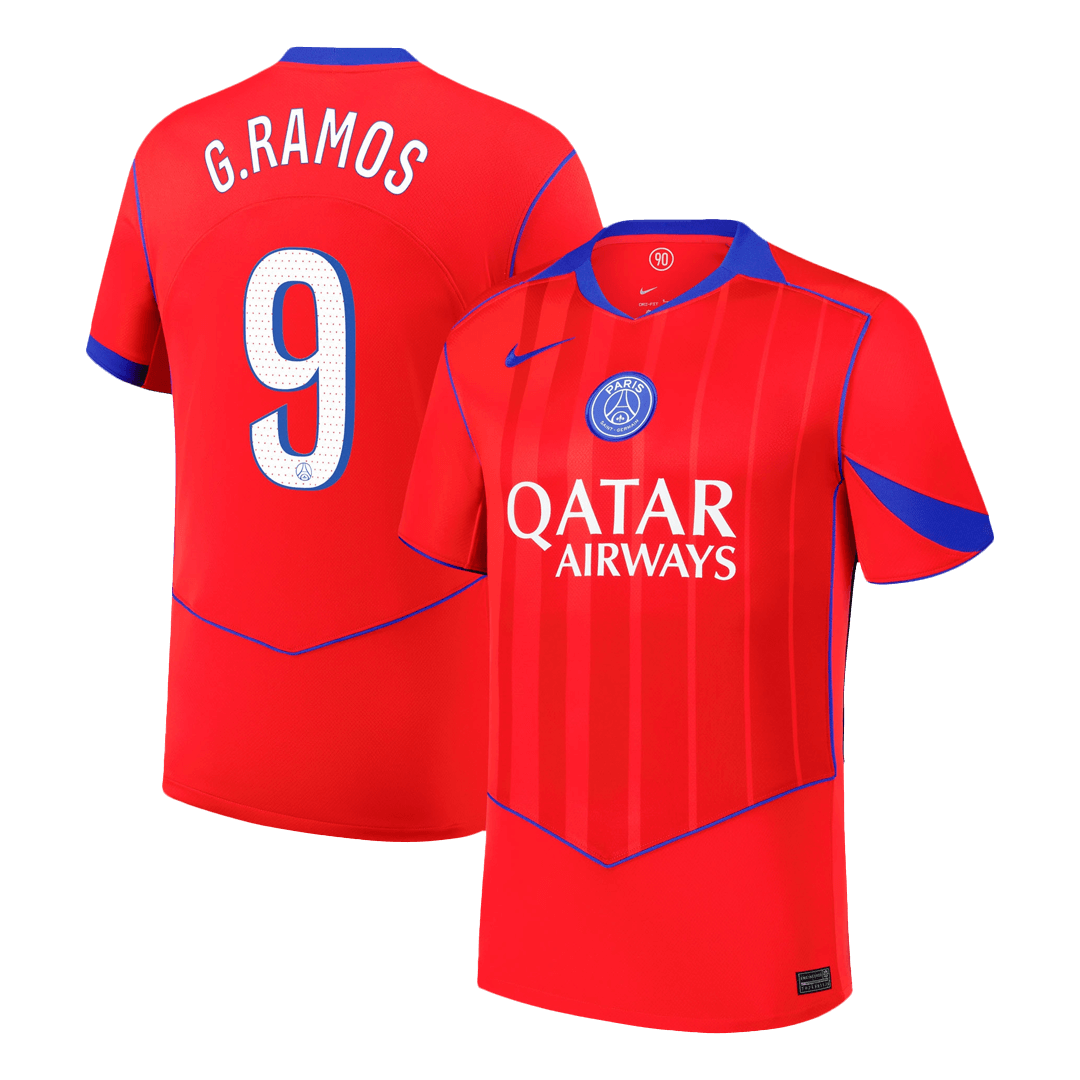 PSG třetí fotbalový dres 2025/26 G.RAMOS #9