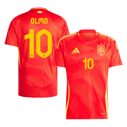 Domácí Fotbalový Dres Spain 2024 OLMO #10