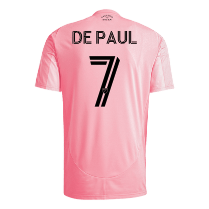 DE PAUL #7 Inter Miami Home Soccer Jersey 2025 Pink