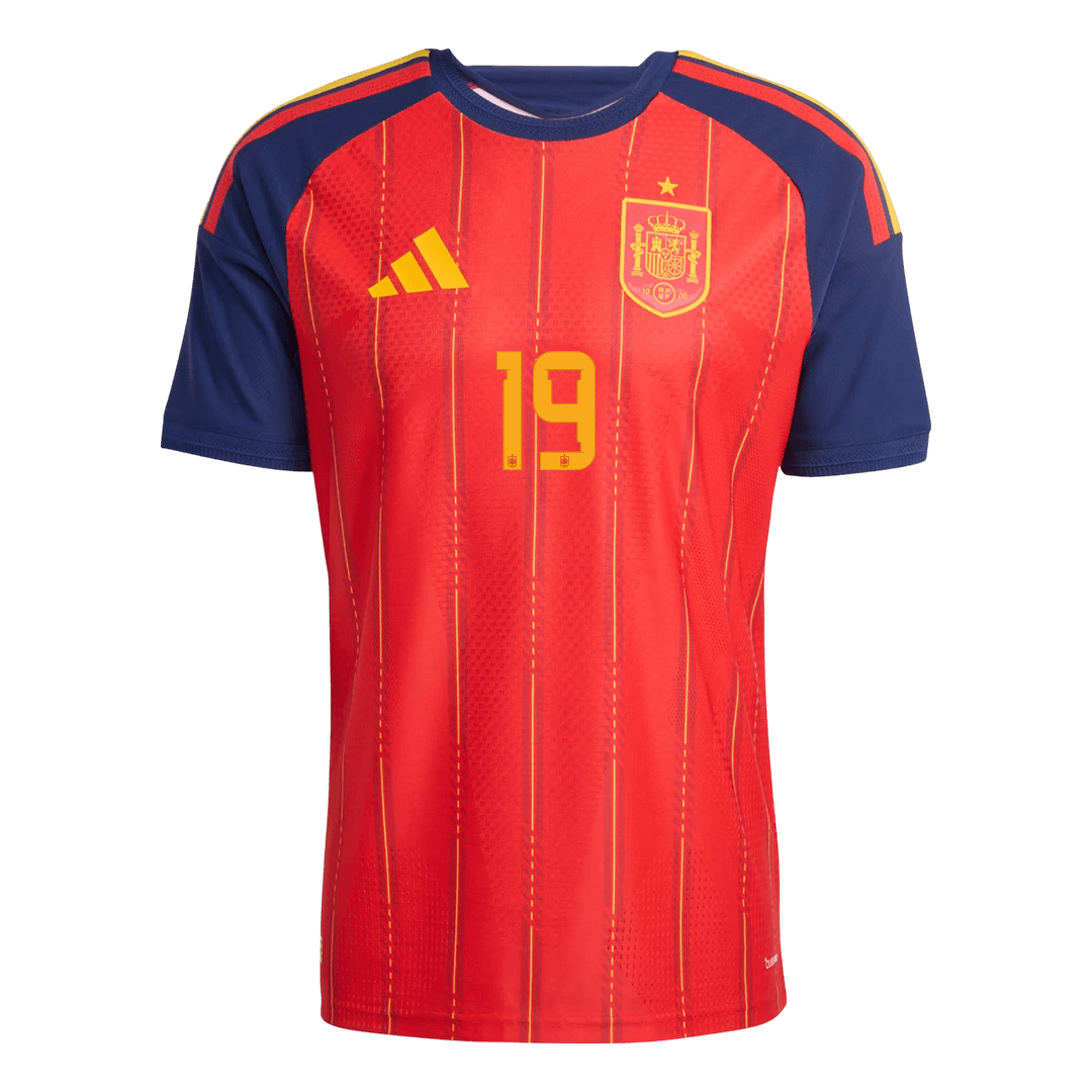 Španělsko domácí dres MS 2026 hráčská verze LAMINE YAMAL #19