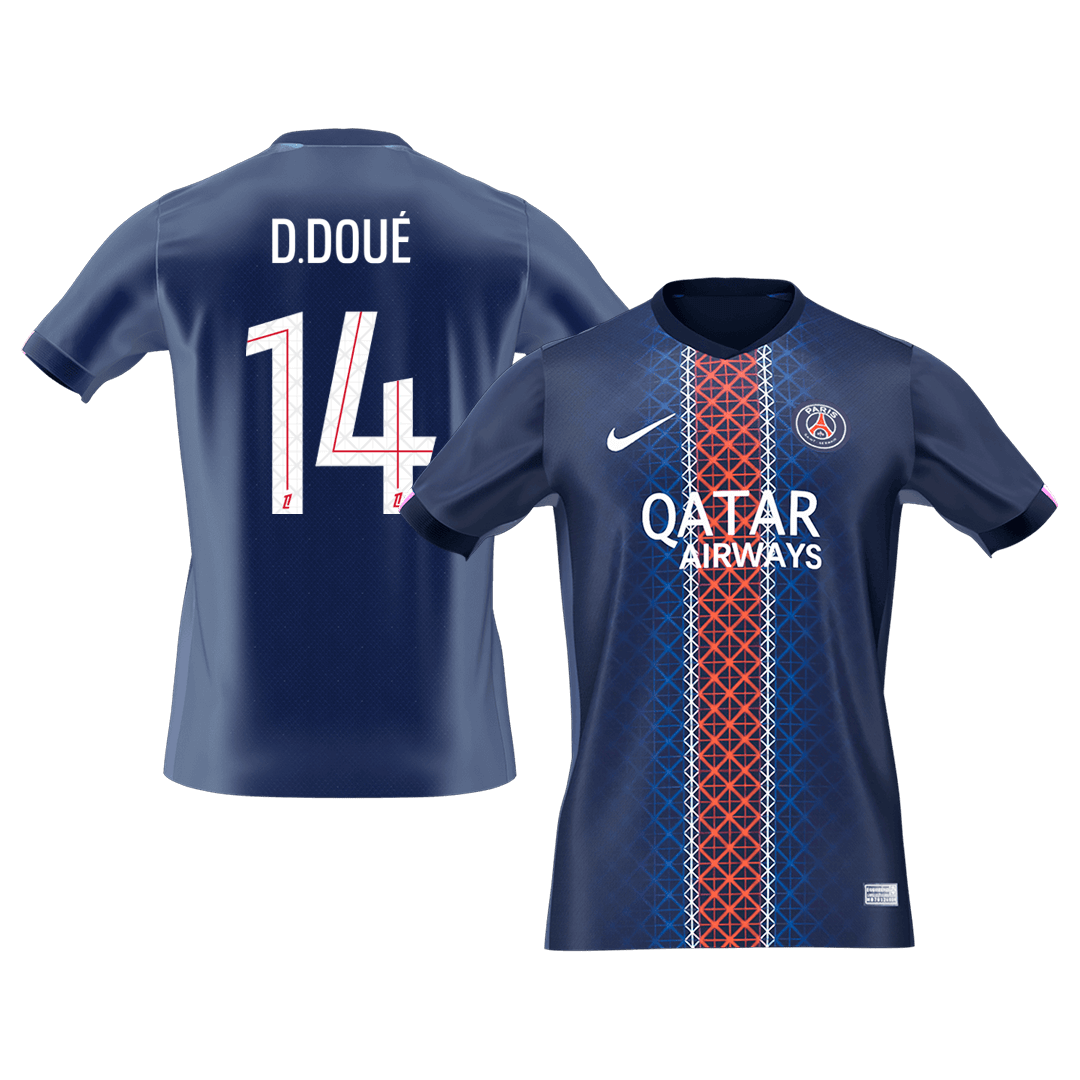 Domácí Fotbalový Dres PSG 25/26 D.DOUÉ #14