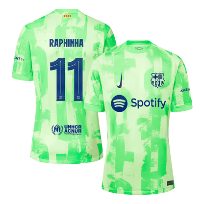 Třetí Fotbalový Dres Barcelona 24/25 RAPHINHA #11 UCL