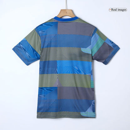 Real Madrid předzápasový fotbalový dres 2025/26 - modrá