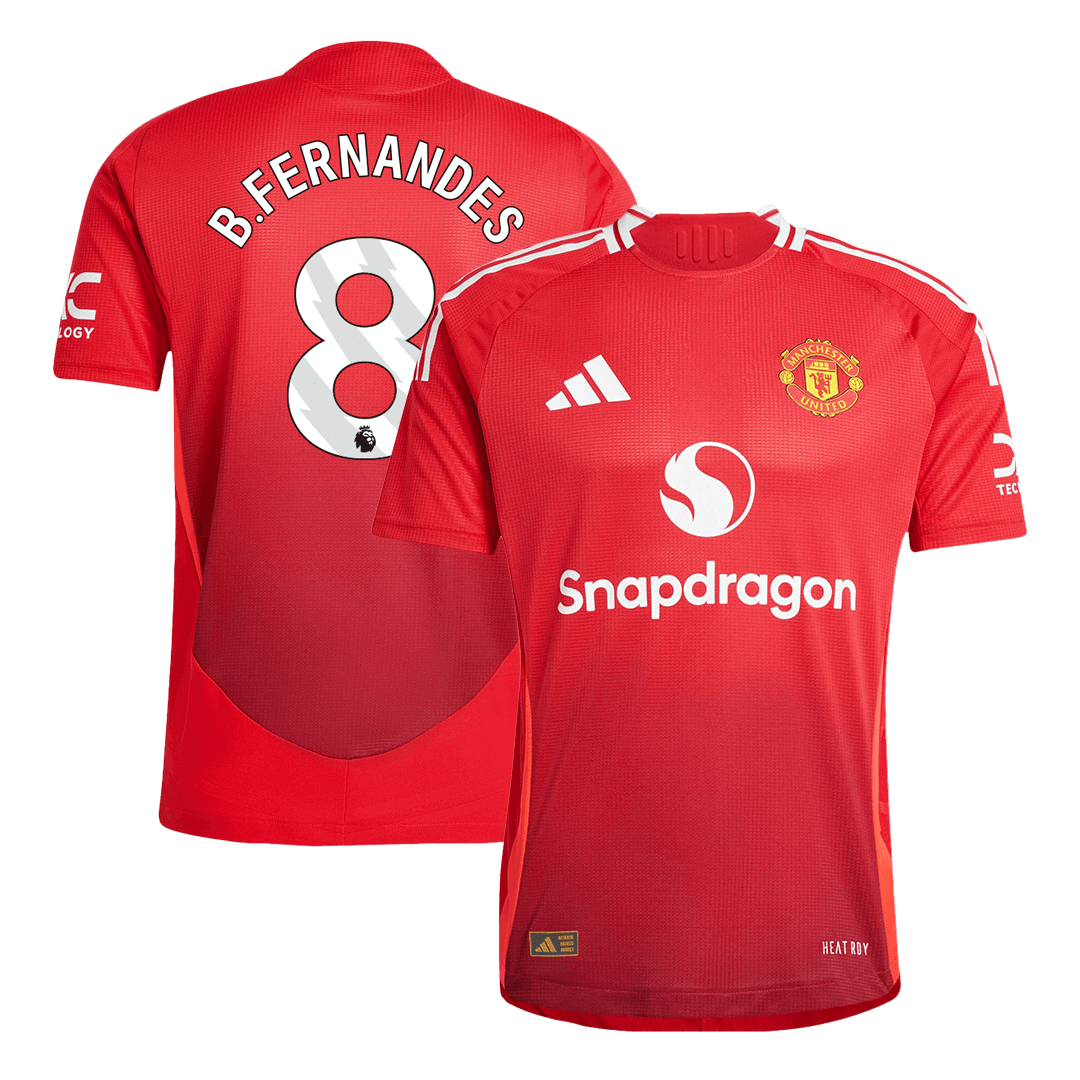 Domácí Fotbalový Dres Manchester United 24/25 Authentic B.FERNANDES #8
