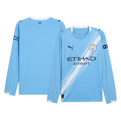 Domácí Fotbalový Dres Manchester City 25/26 Long Sleeve