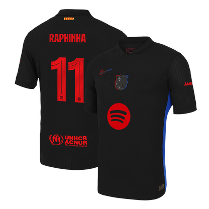 Venkovní Fotbalový Dres Barcelona 24/25 Authentic RAPHINHA #11 UCL