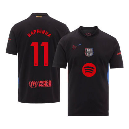 Venkovní Fotbalový Dres Barcelona 24/25 RAPHINHA #11