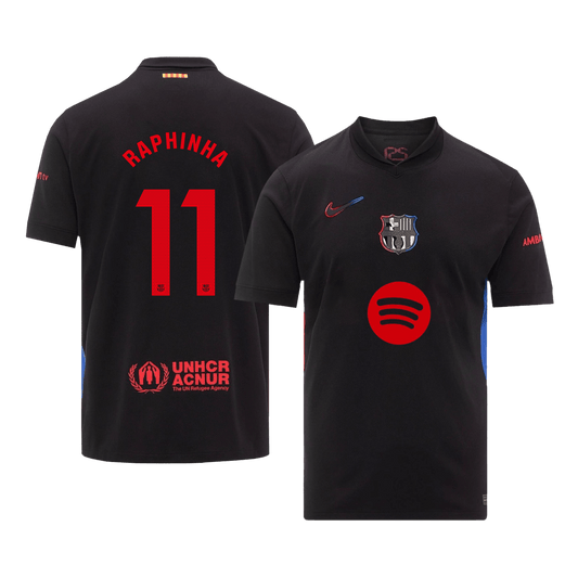 Venkovní Fotbalový Dres Barcelona 24/25 RAPHINHA #11