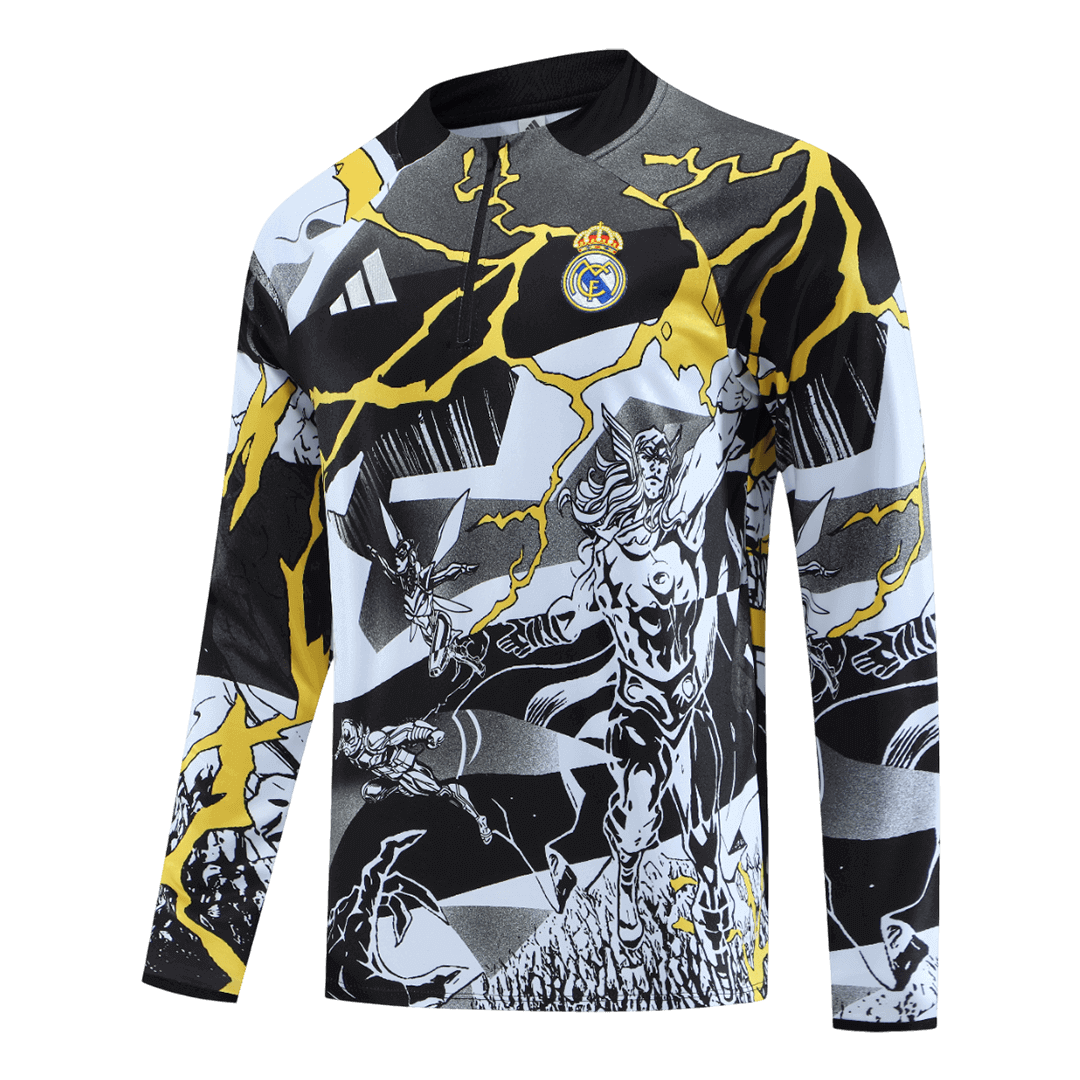 Real Madrid dětská sada mikiny 2025/26 černá