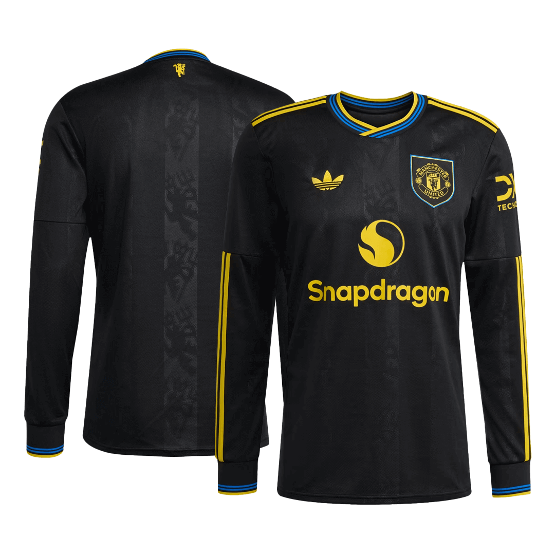 Třetí Fotbalový Dres Manchester United 25/26 Long Sleeve