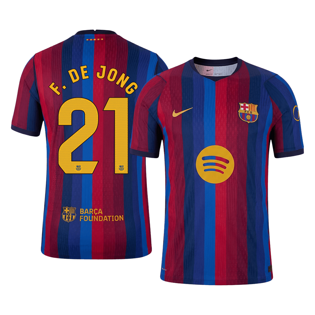 Barcelona domácí dres 2026/27 hráčská verze F. DE JONG #21