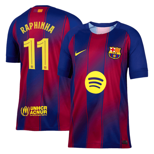 Domácí Fotbalový Dres Barcelona 25/26 RAPHINHA #11 UCL