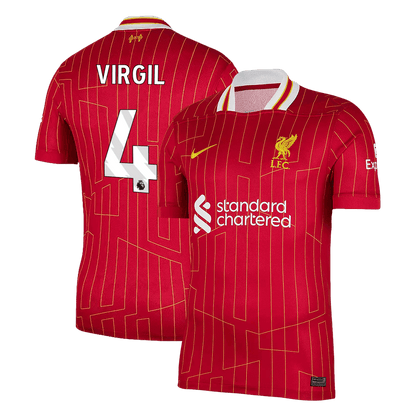Domácí Fotbalový Dres Liverpool 24/25 VIRGIL #4