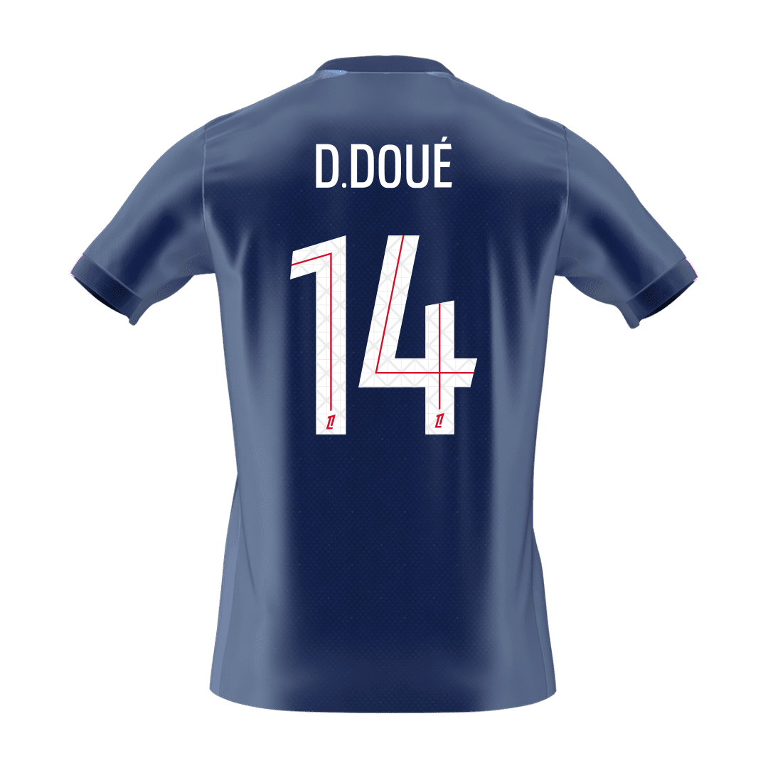 Domácí Fotbalový Dres PSG 25/26 D.DOUÉ #14