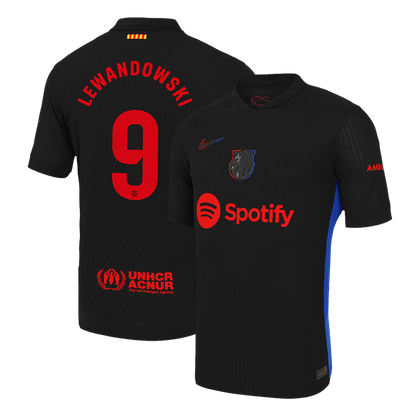 Venkovní Fotbalový Dres Barcelona 24/25 Authentic LEWANDOWSKI #9