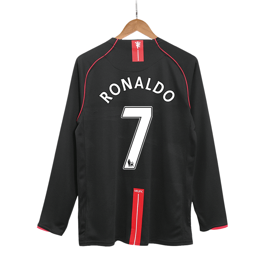 Venkovní Retro Dres Manchester United 2007/08 Long Sleeve RONALDO #7