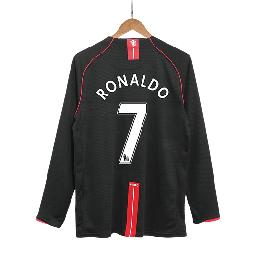 Venkovní Retro Dres Manchester United 2007/08 Long Sleeve RONALDO #7