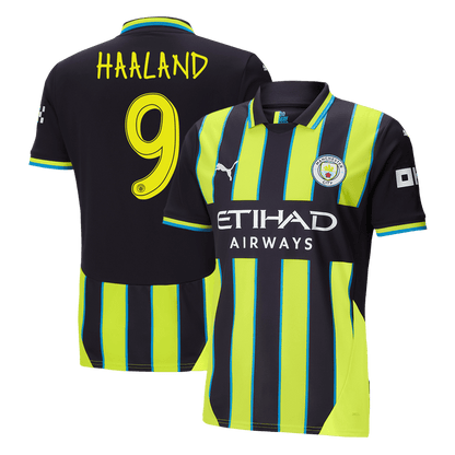 Venkovní Fotbalový Dres Manchester City 24/25 HAALAND #9 UCL