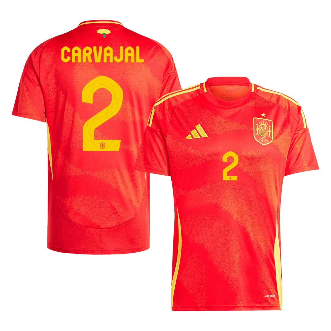 Domácí Fotbalový Dres Spain 2024 CARVAJAL #2
