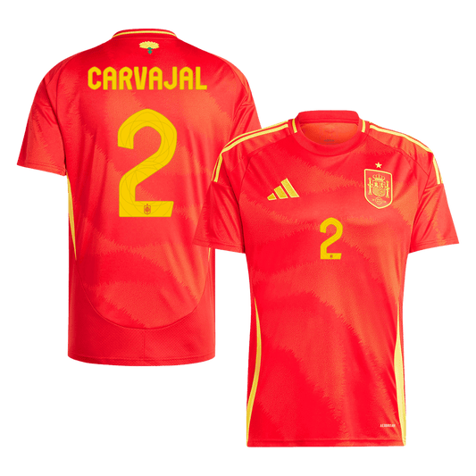 Domácí Fotbalový Dres Spain 2024 CARVAJAL #2