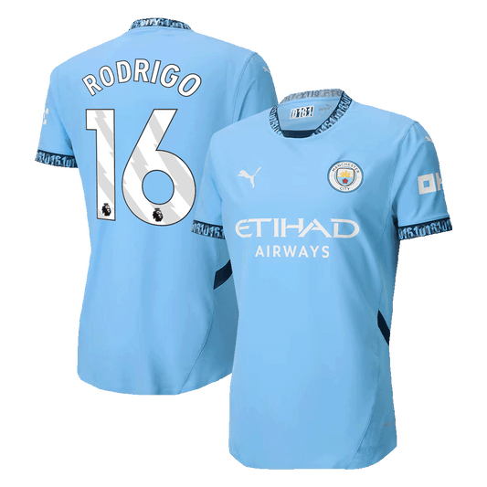 Domácí Fotbalový Dres Manchester City 24/25 Authentic RODRIGO #16