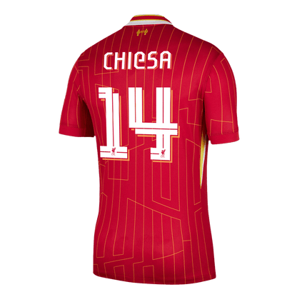 Domácí Fotbalový Dres Liverpool 24/25 CHIESA #14 UCL