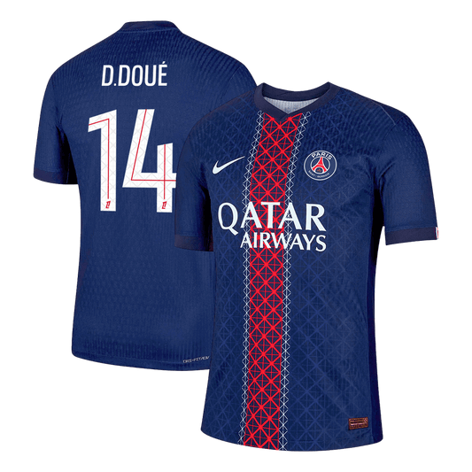 Domácí Fotbalový Dres PSG 25/26 Authentic D.DOUÉ #14