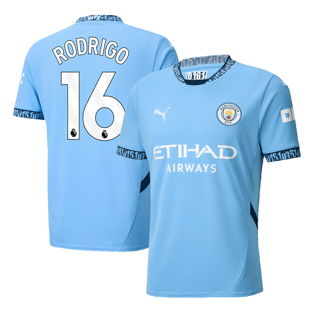 Domácí Fotbalový Dres Manchester City 24/25 RODRIGO #16