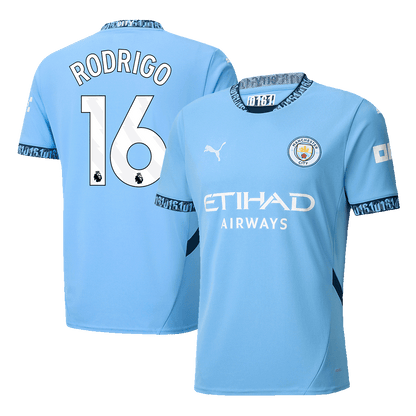 Domácí Fotbalový Dres Manchester City 24/25 RODRIGO #16