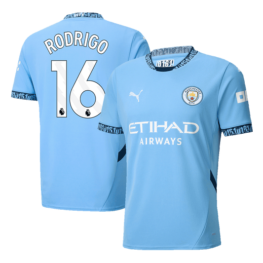 Domácí Fotbalový Dres Manchester City 24/25 RODRIGO #16