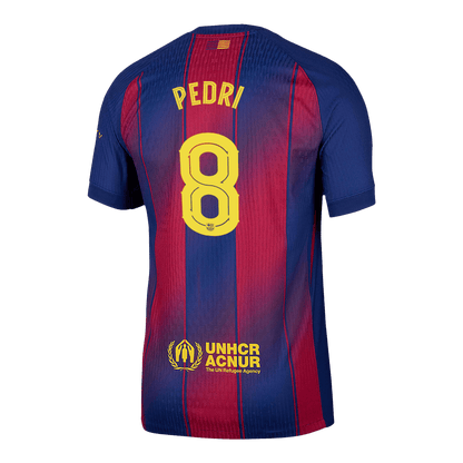 Domácí Fotbalový Dres Barcelona 25/26 Authentic PEDRI #8 UCL