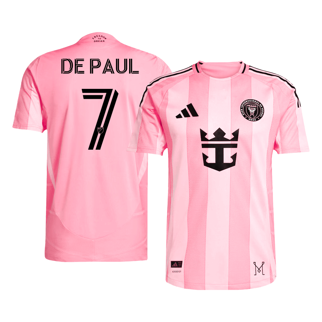 Domácí Fotbalový Dres Inter Miami CF 2025 Authentic DE PAUL #7