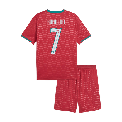 Portugalsko dětská domácí sada dresu MS 2026 RONALDO #7