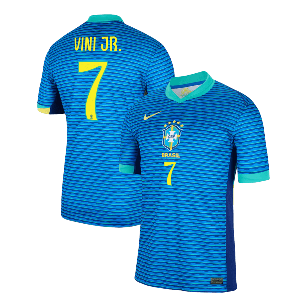 Venkovní Fotbalový Dres Brazil 2024 VINI JR. #7