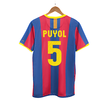 Domácí Retro Dres Barcelona 2010/11 PUYOL #5