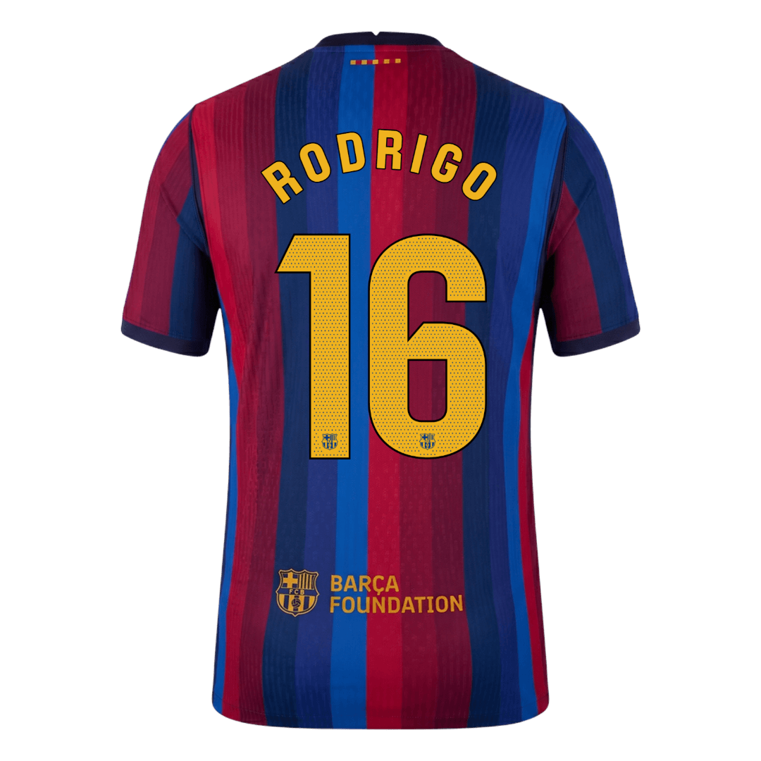 Barcelona domácí dres 2026/27 hráčská verze RODRIGO #16