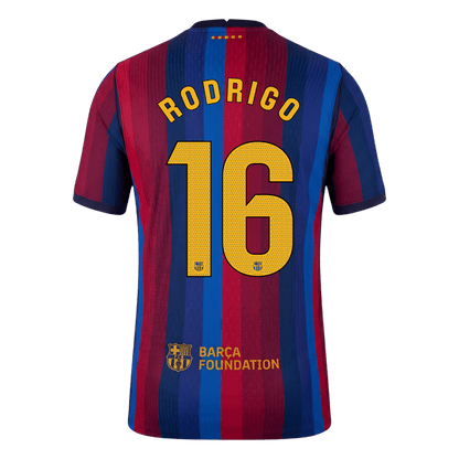 Barcelona domácí dres 2026/27 hráčská verze RODRIGO #16