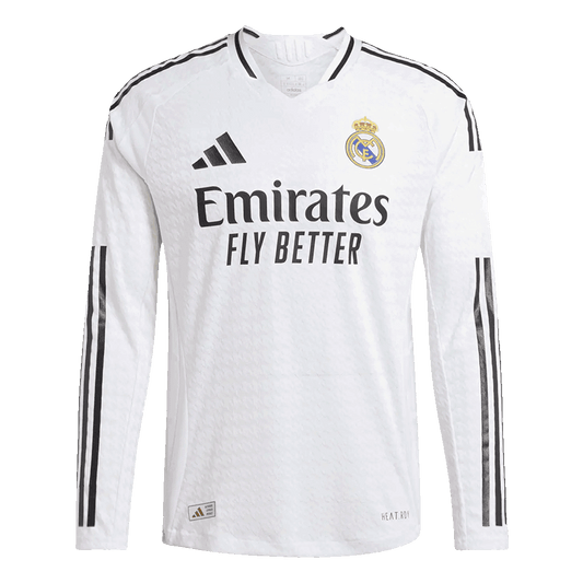 Domácí Fotbalový Dres Real Madrid 24/25 Long Sleeve Authentic