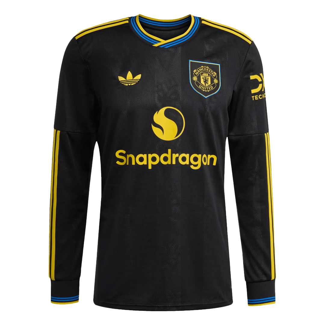 Třetí Fotbalový Dres Manchester United 25/26 Long Sleeve