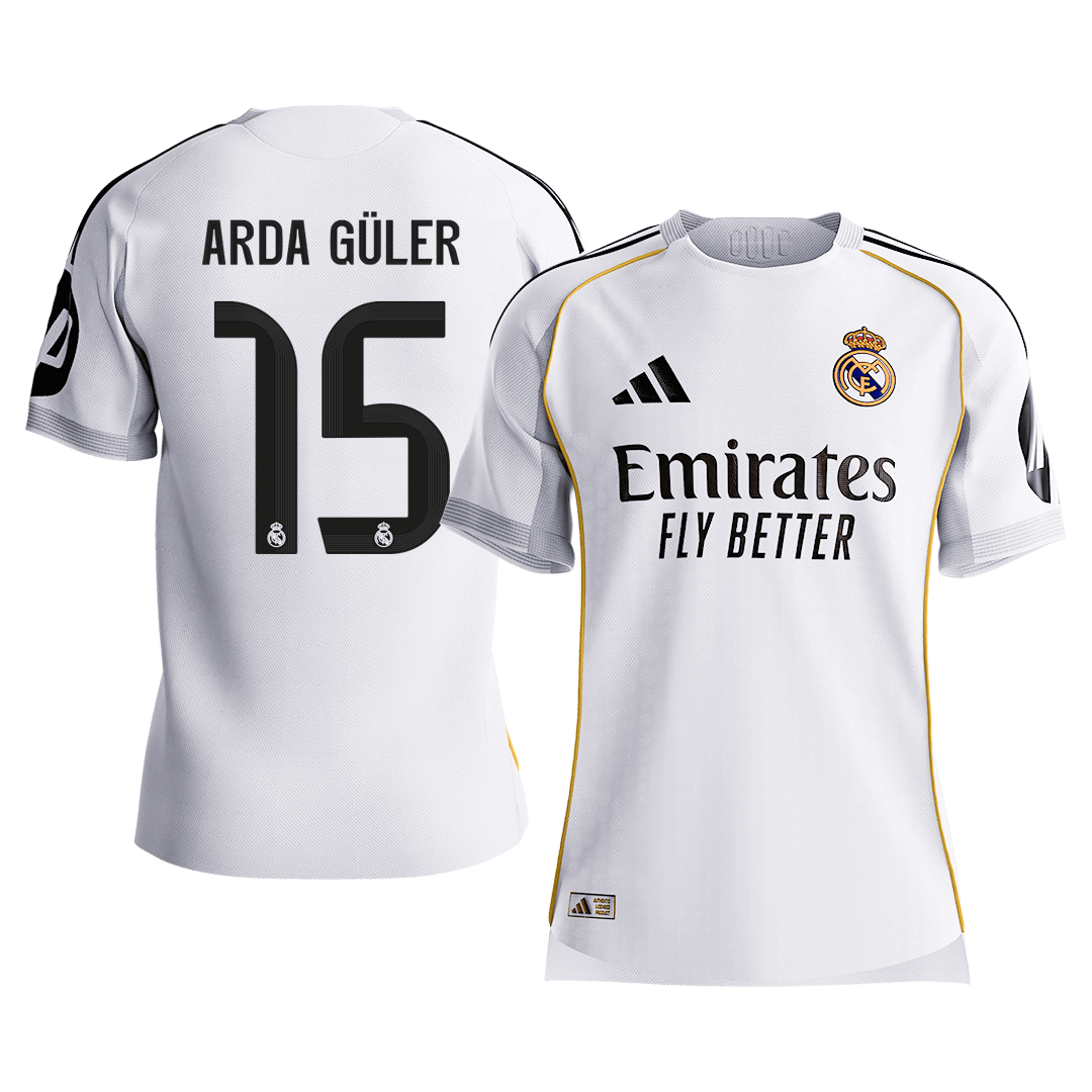 Real Madrid domácí fotbalový dres 2025/26 hráčská verze ARDA GÜLER #15