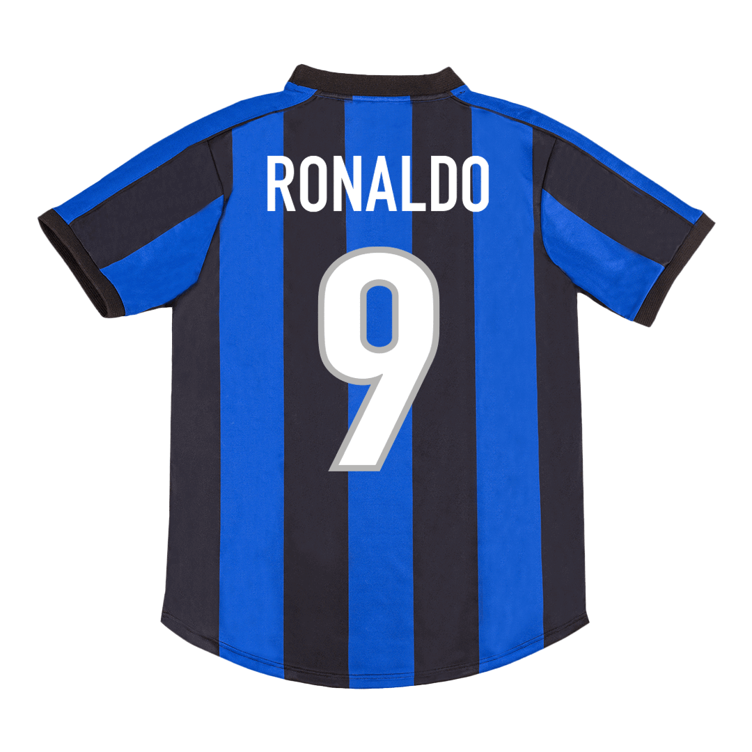Domácí Retro Dres Inter Milan 1999/00 RONALDO #9