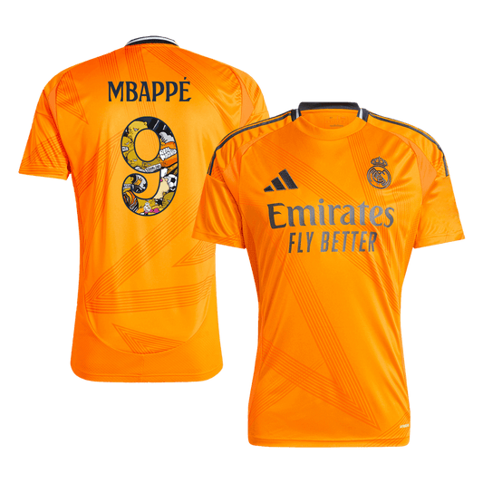 Venkovní Fotbalový Dres Real Madrid 24/25 MBAPPÉ #9 - Bear Champ Font