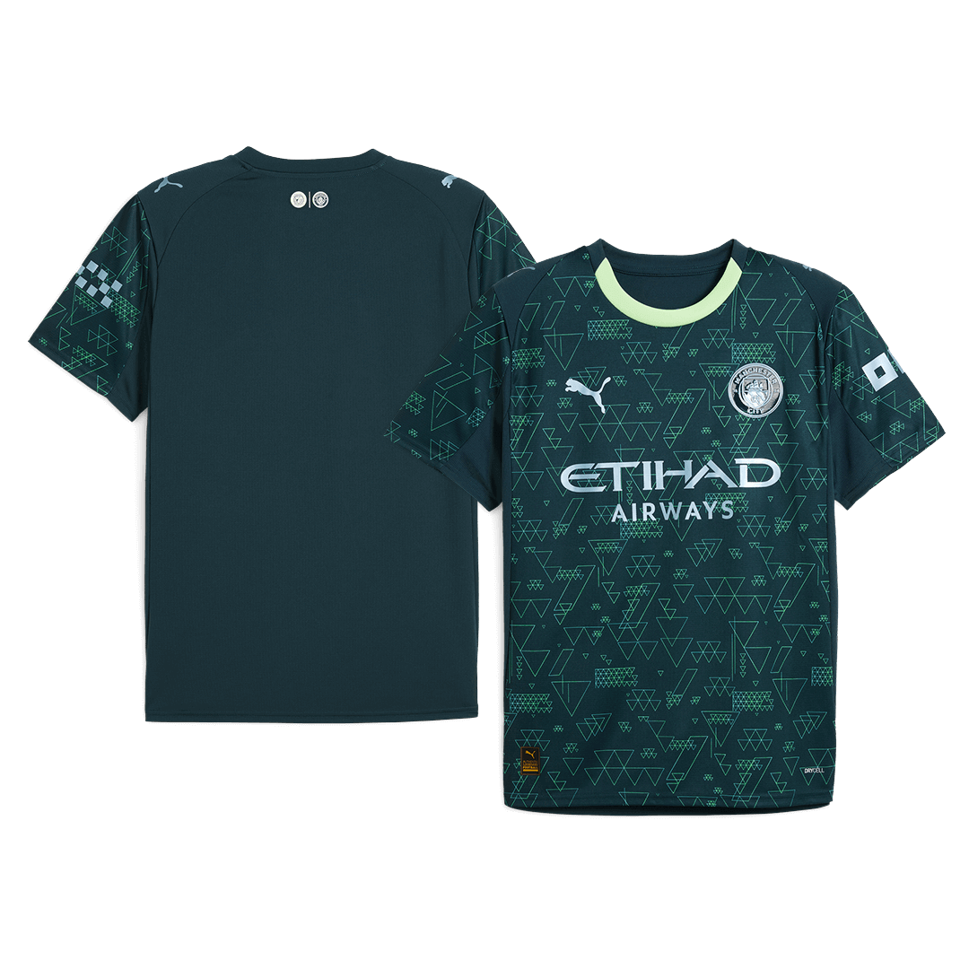 Manchester City čtvrtá fotbalový dres 2025/26