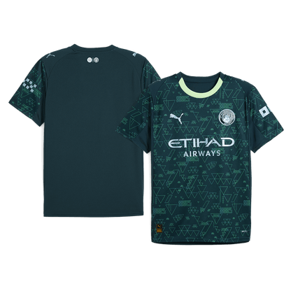 Manchester City čtvrtá fotbalový dres 2025/26