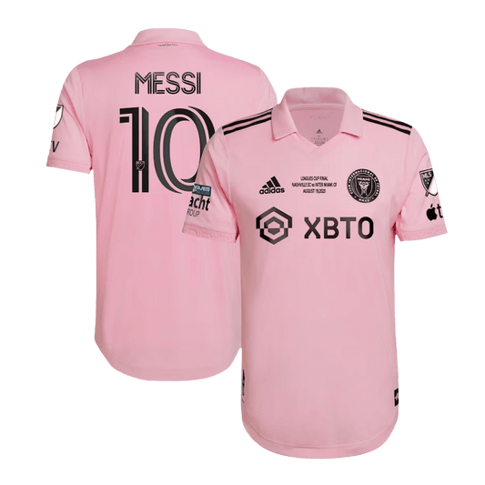 Domácí Fotbalový Dres Inter Miami CF 2023 Authentic MESSI #10 - Leagues Cup Final