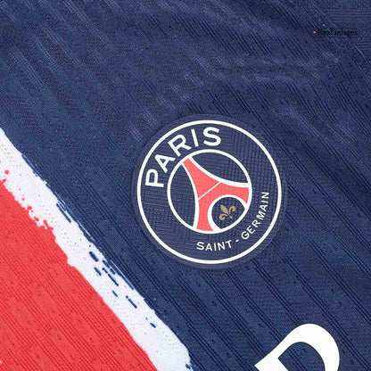 BARCOLA #29 Authentic PSG Home Soccer Jersey 2024/25 Navy