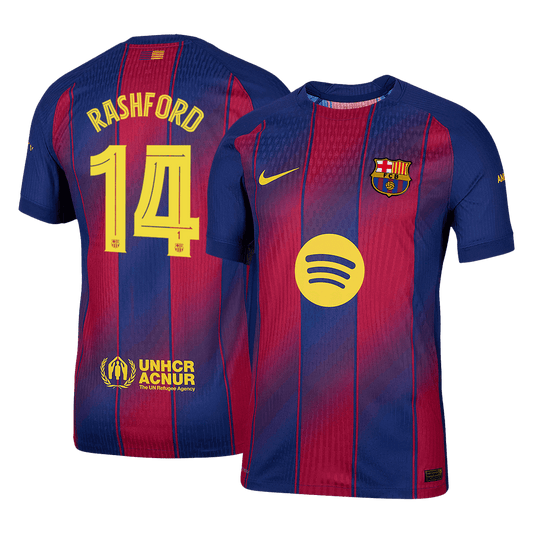 Domácí Fotbalový Dres Barcelona 25/26 Authentic RASHFORD #14 UCL