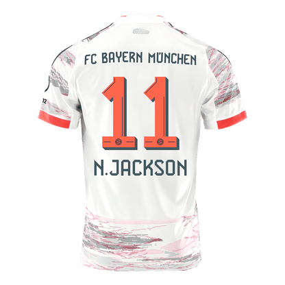 Bayern Mnichov venkovní fotbalový dres 2025/26 N.JACKSON #11