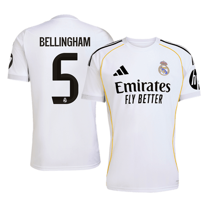 Domácí Fotbalový Dres Real Madrid 25/26 BELLINGHAM #5