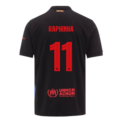 Venkovní Fotbalový Dres Barcelona 24/25 RAPHINHA #11 UCL
